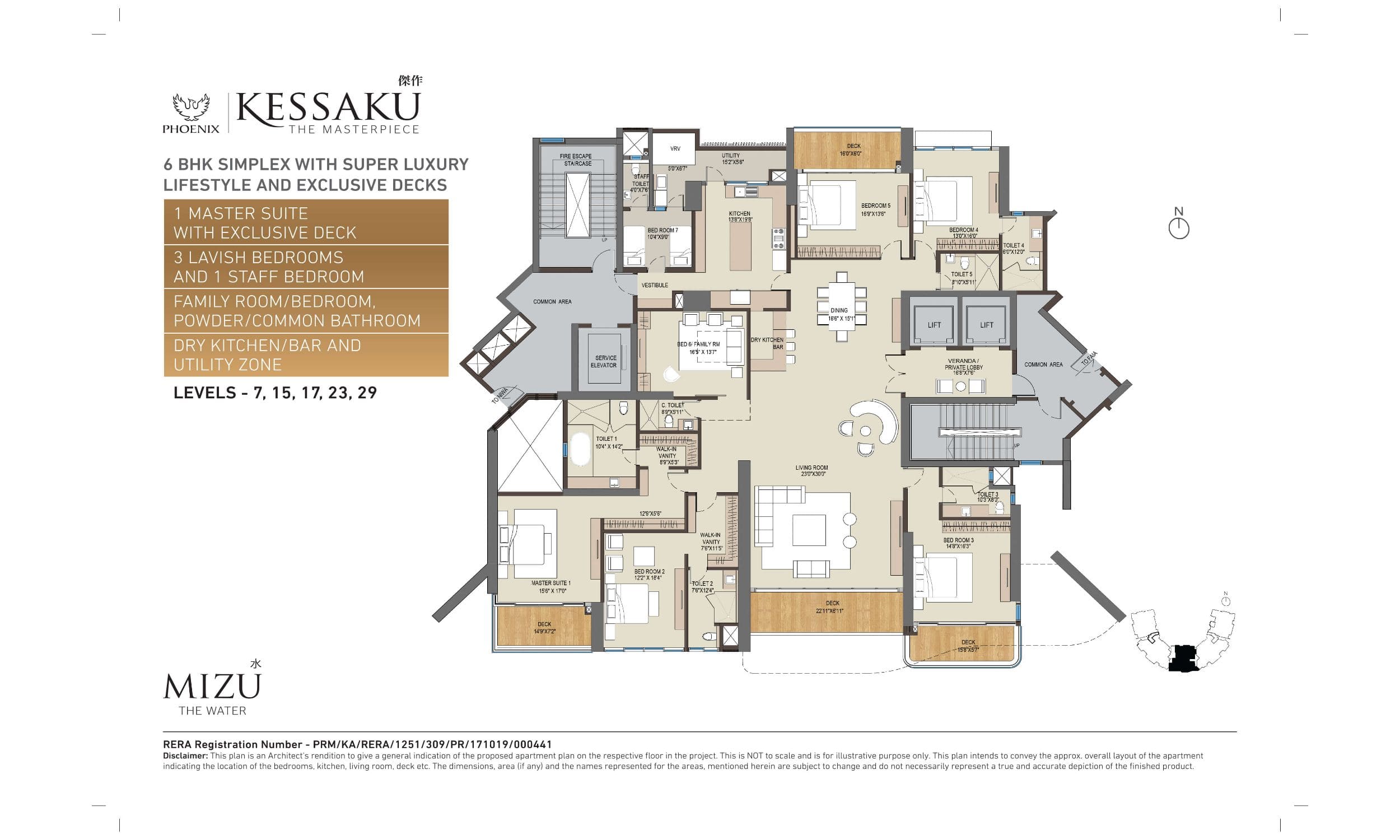 Phoenix Kessaku MIZU Floor Plans (4)