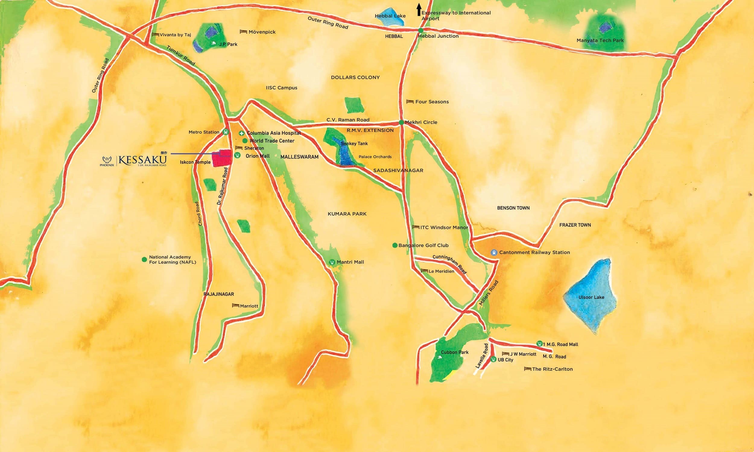 Phoenix Kessaku Rajajinagar Location Map